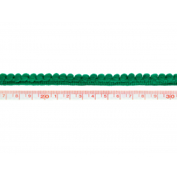 Galon petits pompons vert - Bibop et Lula