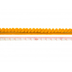 Galon mini pompon orange et Or - Bibop et Lula
