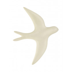 Hirondelle en Céramique Blanche mate - Bibop et Lula
