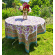 Nappe Jardin Secret Blanc - Bibop et Lula