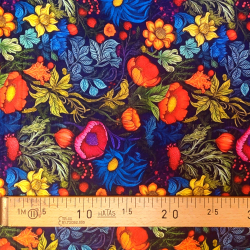 Tissu viscose Valley of flowers - Bibop et Lula