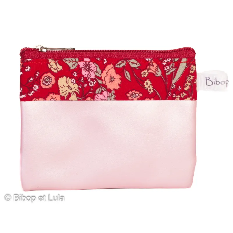 Petit porte-monnaie Louise similirose