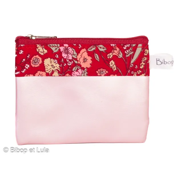 Petit porte-monnaie Louise similirose