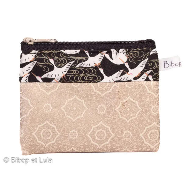 Petit porte-monnaie Chichiro simili motif