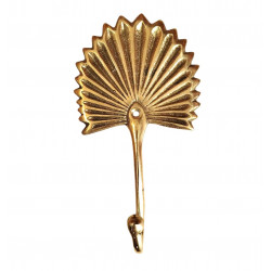 Patère laiton Feuille de Palme - Bibop et Lula