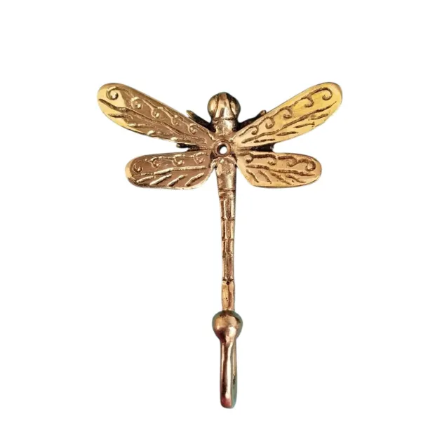 Patère laiton Feuille de Palme
