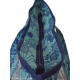 Grand sac cabas Bouquet bleu - Bibop et Lula