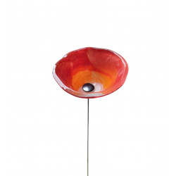 Fleurs en verre coquelicots dégradé- Moyen - Bibop et Lula