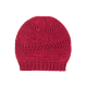 Bonnet laine ajourée Framboise - Bibop et Lula