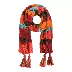 Écharpe rayée en laine Mexique - Bibop et Lula