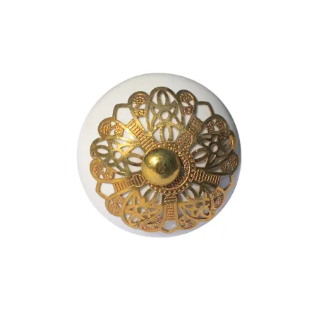 157 - Bouton de meuble céramique