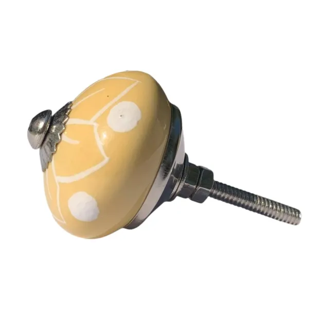 163 - Bouton de meuble céramique