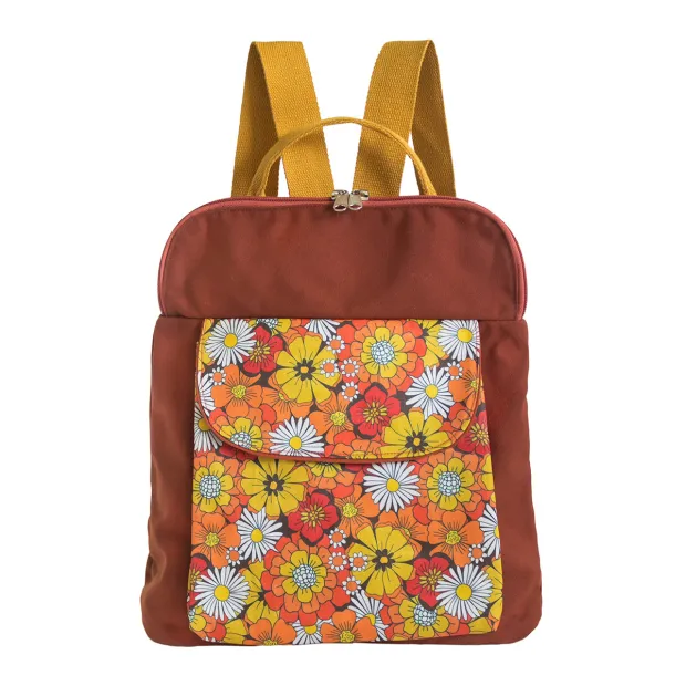 Sac à dos toile Orange blossom