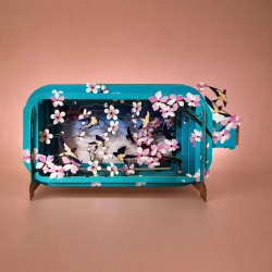 3D Pop Up Carte flying Birds - Bibop et Lula
