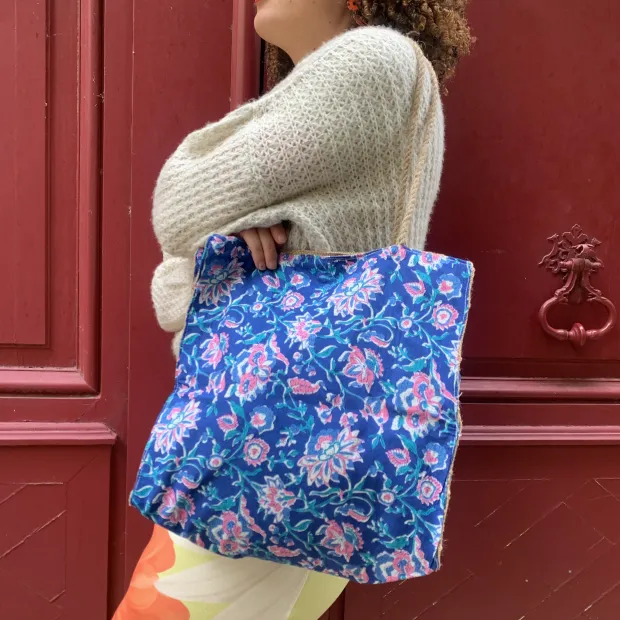 Sac cabas toile de jute Shaanti