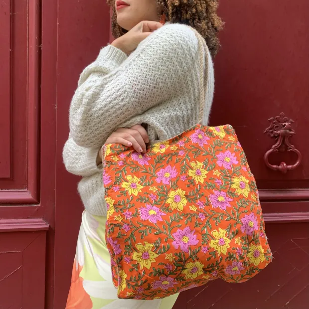Sac cabas toile de jute Mahaan