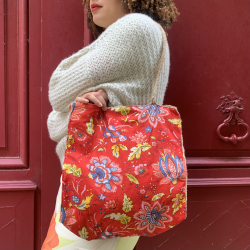 Sac cabas toile de jute Khoon - Bibop et Lula