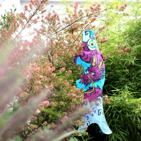 Koinobori Purple Dragon Pop