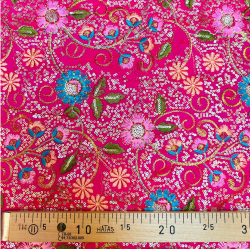 Tissu indien Bollywood brodé de sequins Manjuli - Bibop et Lula