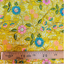 Tissu indien Bollywood brodé de sequins Nazira - Bibop et Lula