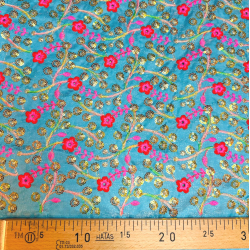 Tissu indien Bollywood brodé de sequins Jorhat - Bibop et Lula
