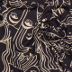 Tissu viscose Dancing Faces - Bibop et Lula