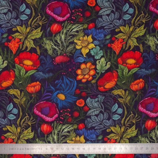 Tissu viscose Valley of flowers