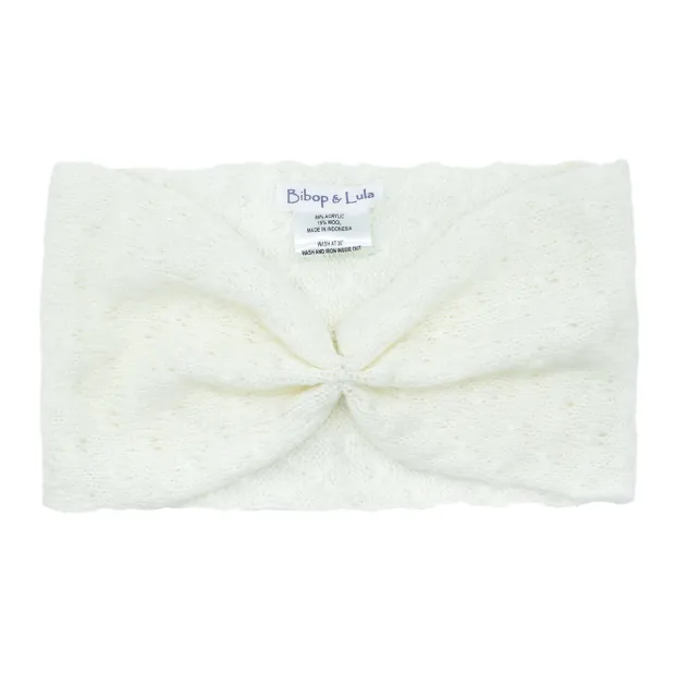 Bandeau sixties laine Neige
