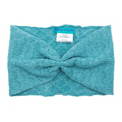 Bandeau sixties laine Aqua - Bibop et Lula