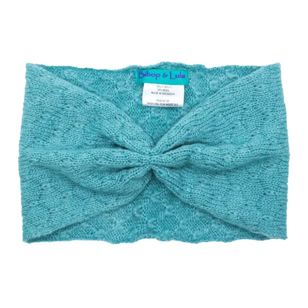 Bandeau sixties laine Aqua