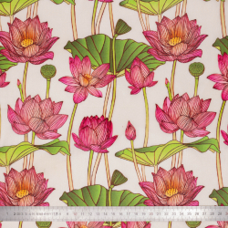Tissu coton Lilys - Bibop et Lula