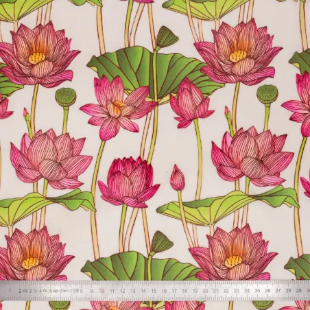 Tissu coton Lilys