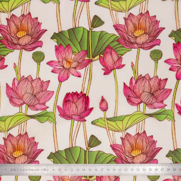 Tissu coton Lilys