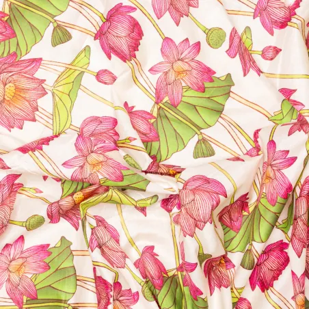 Tissu coton Lilys