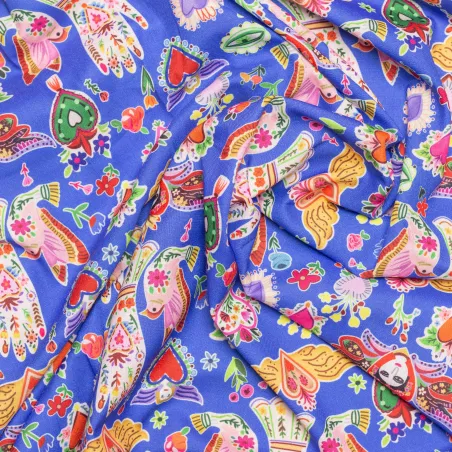 Tissu coton lin Milagro