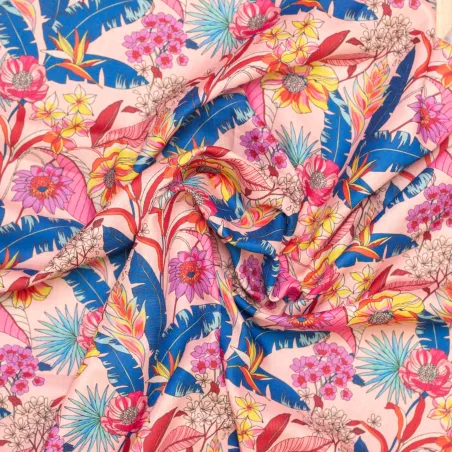 Tissu coton lin La Selva
