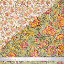 Tissu indien coton matelassé Barapali - Bibop et Lula