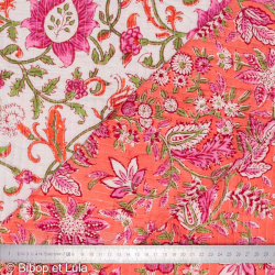 Tissu indien coton matelassé Avara - Bibop et Lula