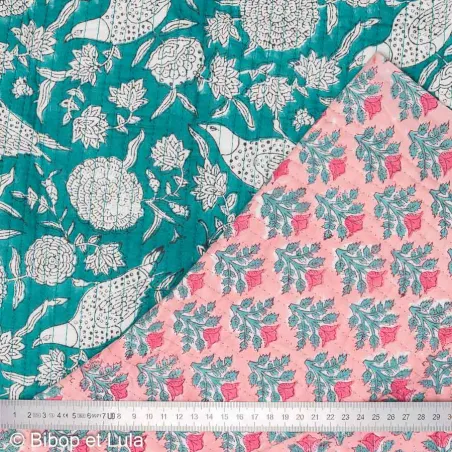 Tissu indien coton matelassé Mandawa