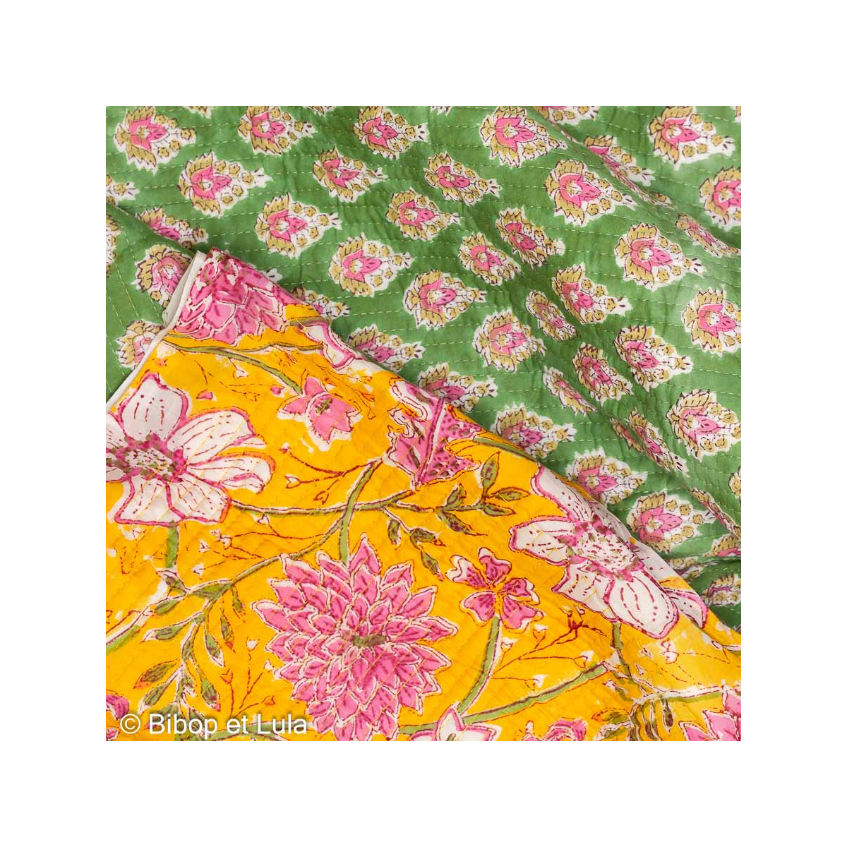 Théière Cosy Floral Matelassé Fait Main - Violet - Protection Théière Vintage