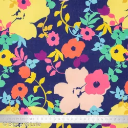 Tissu coton lin Madinia - Bibop et Lula