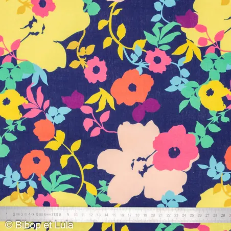 Tissu coton lin Madinia