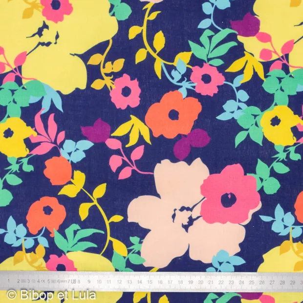 Tissu coton lin Madinia