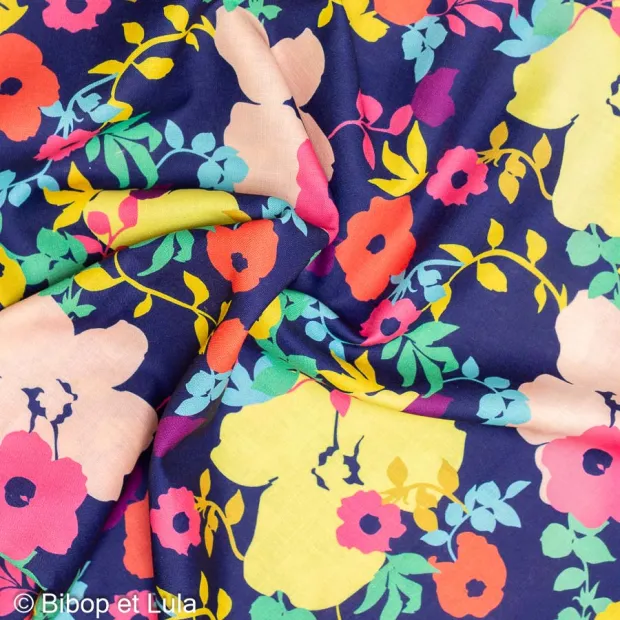 Tissu coton lin Madinia