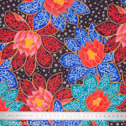 Tissu viscose Lotus bloom - Bibop et Lula