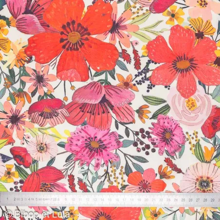 Tissu coton Hanae