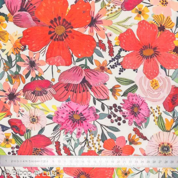 Tissu coton Hanae