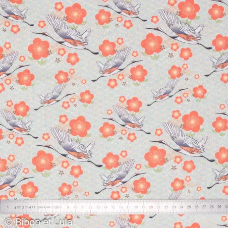 Tissu coton lin Teata