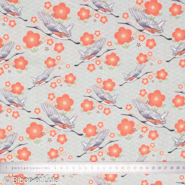 Tissu coton lin Teata