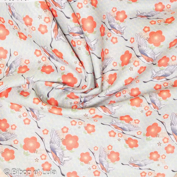 Tissu coton lin Teata